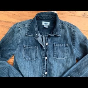 Girls jean dress size 8